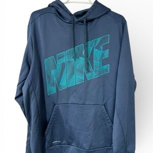 Nike Men's Navy Blue Hoodie
